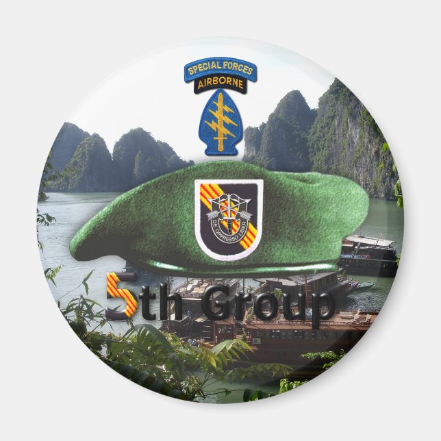 5th Special Forces Group SF SFG Veterans Vets Magnet (Front)