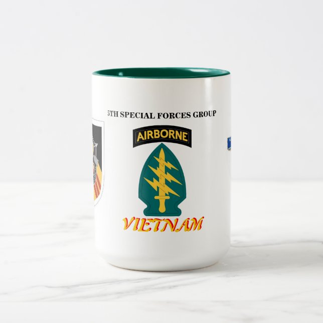 5TH SPECIAL FORCES GRP VIETNAM COMBAT INFANTRY MUG (Center)
