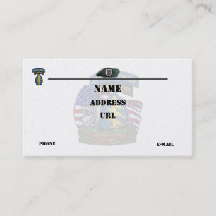 5th special forces patch flash business Card