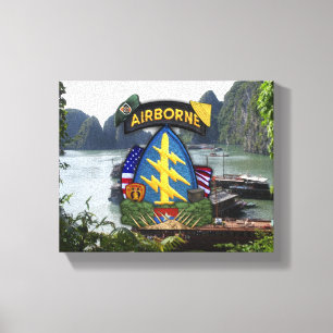 5th Special Forces sfg Green Berets Nam War Print