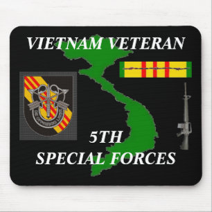 5th Special Forces Vietnam Mousepad 2/b