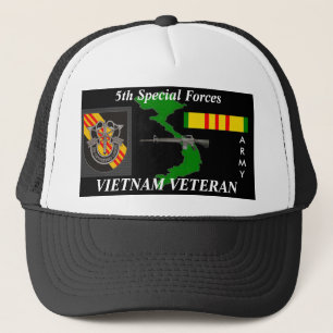 5th Special Forces Vietnam Veteran Ball Caps