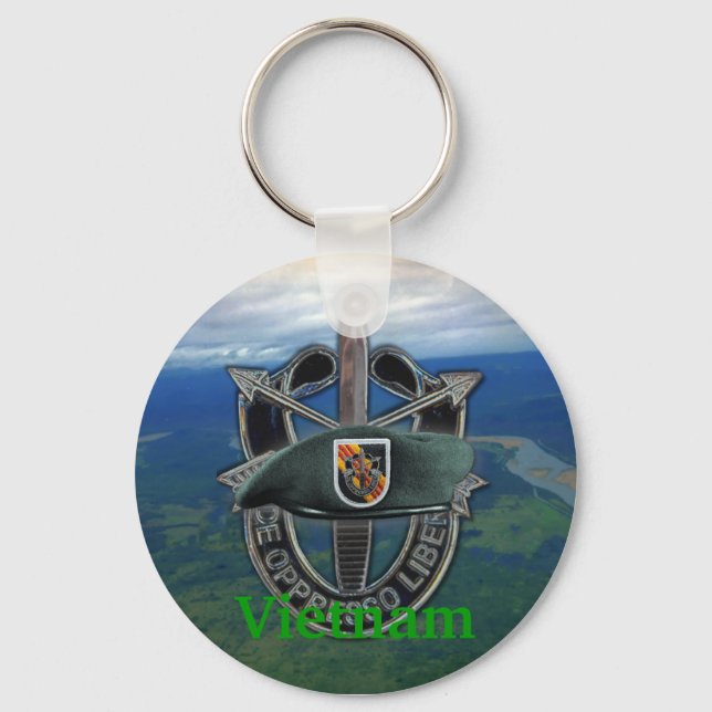 5th special forces vietnam vets group Keychain (Front)