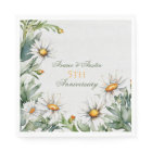 5th Wedding Anniversary White Daisies 