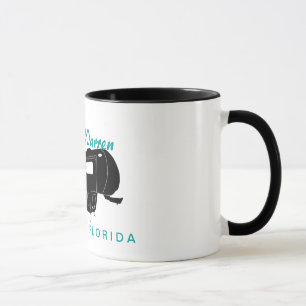 5th Wheel RV Silhouette Graphic Mug