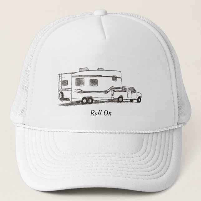 5th wheel trucker hat (Front)
