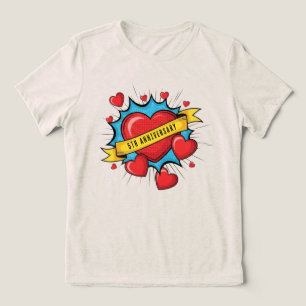 5th year anniversary Anniversary Tri-Blend Shirt