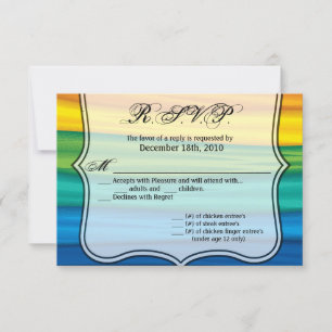 5x3.5 R.S.V.P. Card lgbtq rainbow flag gay lesbian