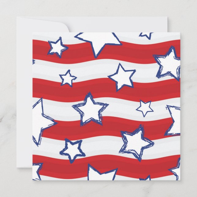 5x5 4th of July Party Invitation (Front)