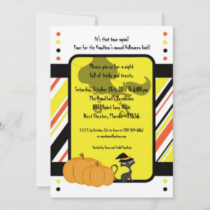 5x5 Witching Hour Halloween Party Invitation