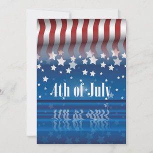 5x7 4th of July Party Invitation