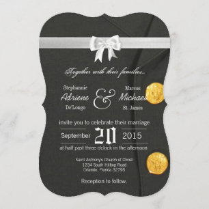 5x7 ARMY Dress Greens Uniform Wedding Invitation