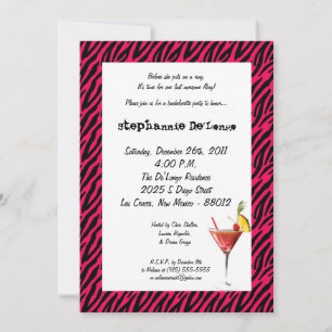 5x7 Bachelorette Party Invitation
