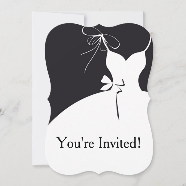 5x7 Bridal Shower Invitation Bracket (Front)