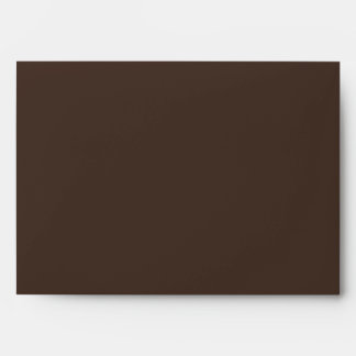 5x7 Brown Outside Monkey Striped Inside Envelope