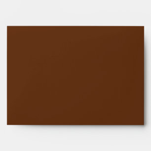 5x7 Brown Outside Olive Green Inside Envelope