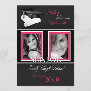 5x7 Cap & Diploma Photo Graduation Announcement