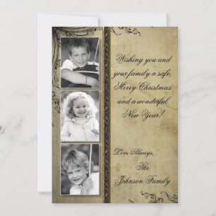 5x7 Christmas XMAS Happy Holiday PHOTO Card