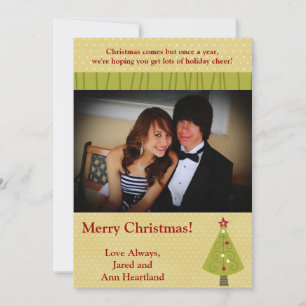 5x7 Decorated Christmas Tree Invitation