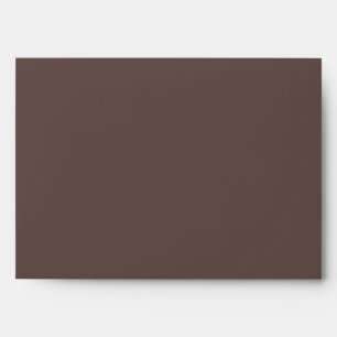 5x7 Envelope Dark Brown Outside Light Brown Inside