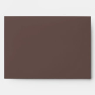 5x7 Envelope Dark Brown Outside Light Brown Inside