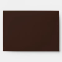 5x7 Envelope Dark Brown Outside White Inside
