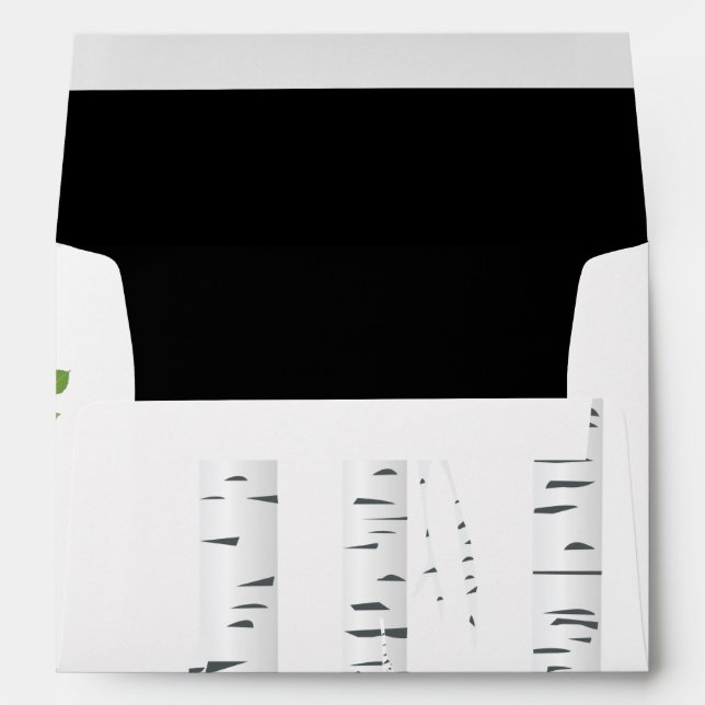 5x7 Envelope Deer Doe Buck Woodland Hunting (Back (Bottom))