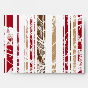 5x7 Envelope Option 1 Brown Leaves