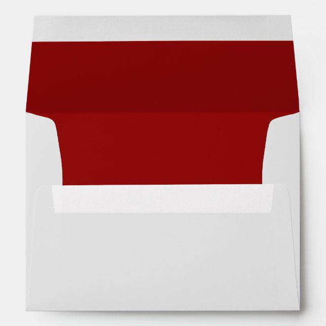 5x7  Envelope Option 1 Lady Bug on Dandelion Red S (Back (Bottom))