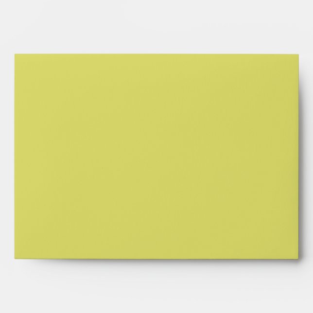 5x7  Envelope Option 1 Lime Green Pear Swirls (Front)