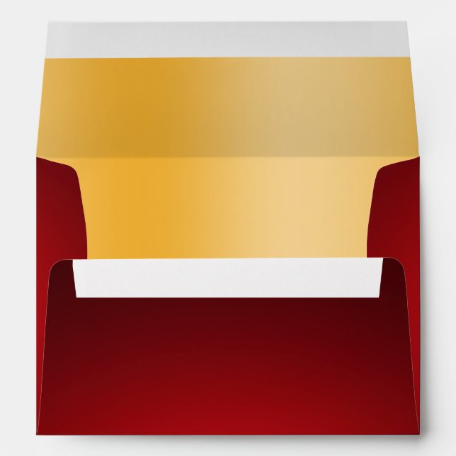 5x7  Envelope Option 1 Lord Ganesha/Hindu Red Spir (Back (Bottom))