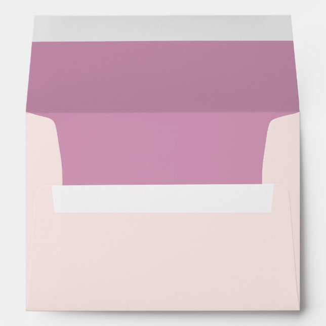 5x7  Envelope Option 1 Pink/Purple Chinese Scrolls (Back (Bottom))