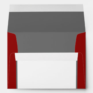 5x7  Envelope Option 2 Lady Bug on Dandelion Red S