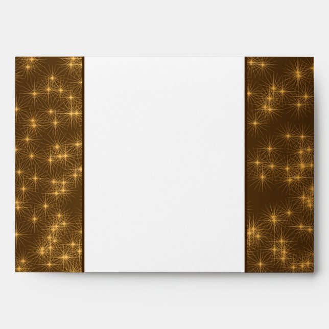 5x7  Envelope Option 2 Winter Brown / Stars & Bubb (Front)