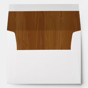 5x7 Envelope Option 2 Wooden Plank Floral Wedding