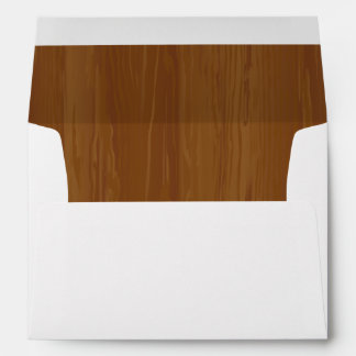 5x7  Envelope Option 2 Wooden Plank Floral Wedding
