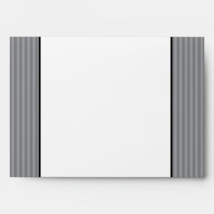 5x7 Envelope Option 3 Black Olives Grey Stripes