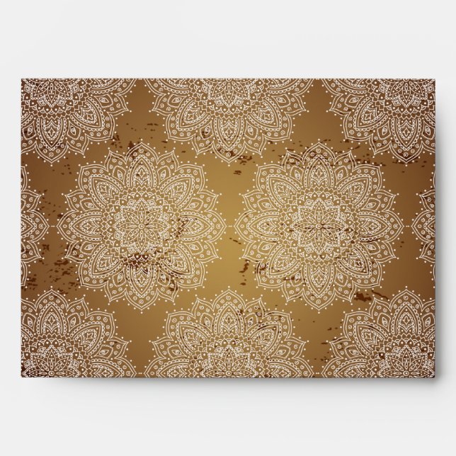 5x7  Envelope Option 3 Deep Moroccan Brown (Front)