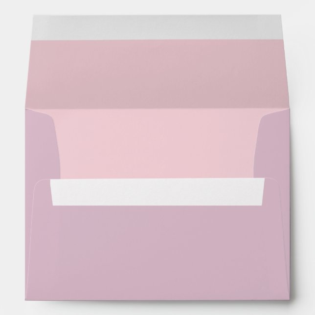 5x7  Envelope Option 3 Pink/Purple Chinese Scrolls (Back (Bottom))