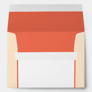 5x7 Envelope Option 3 Pinkish/Peach Formal Scroll