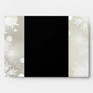5x7 Envelope Option 3 Silver Christmas Blur