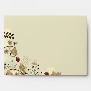 5x7 Envelope Option 4 Fall Floral/Branches nature