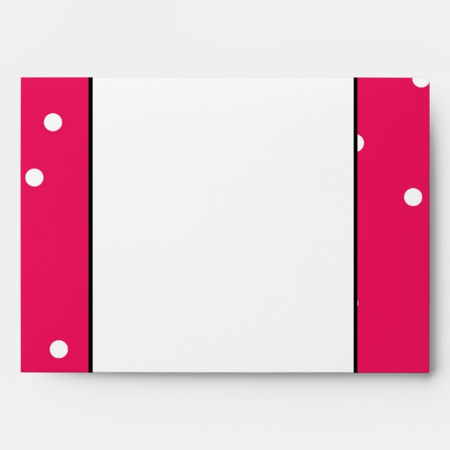 5x7  Envelope Option 4 Hot Pink/Black Giraffe Love (Front)