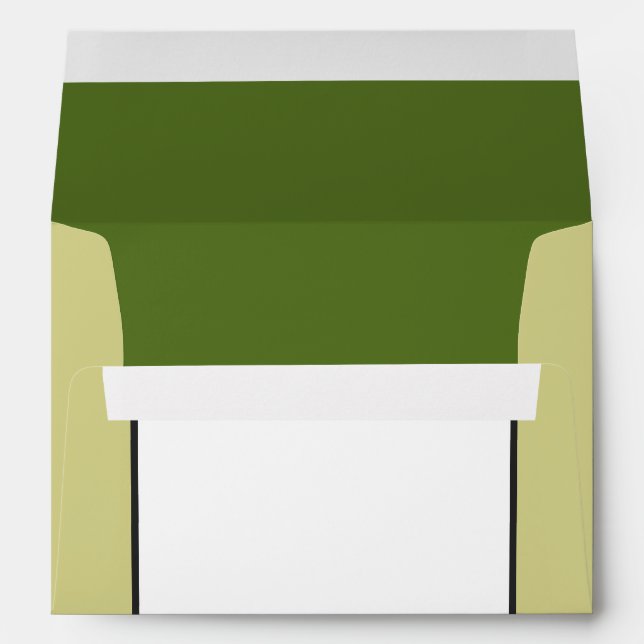5x7  Envelope Option 4 Japanese Green Bonsai Tree (Back (Bottom))
