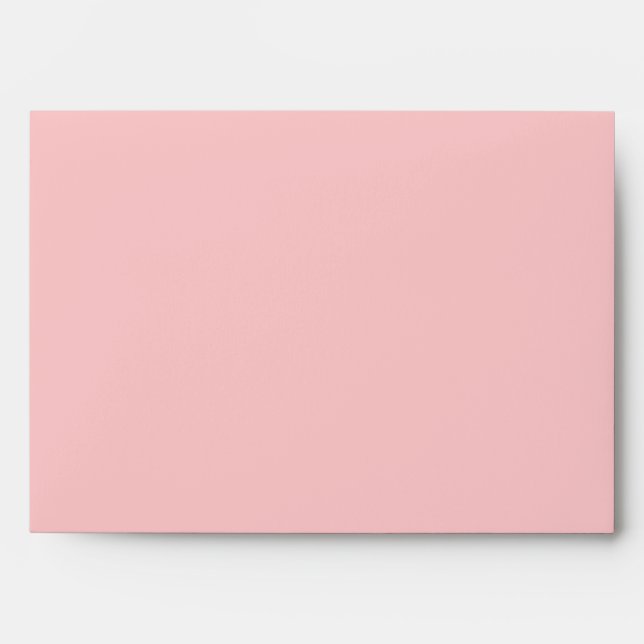 5x7  Envelope Option 4 Love Birds Pink Stripes/Dot (Front)