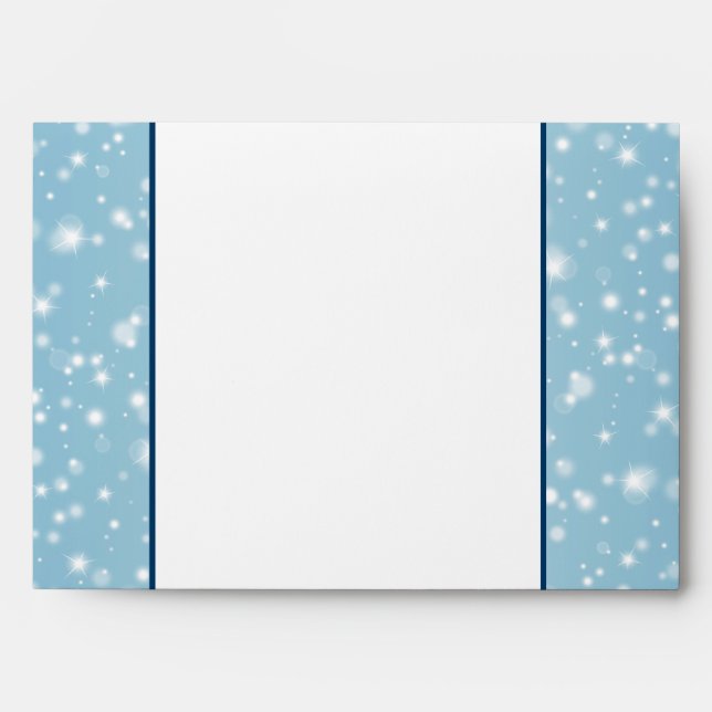 5x7  Envelope Option 4 Twinkling Snow / Bare Tree (Front)