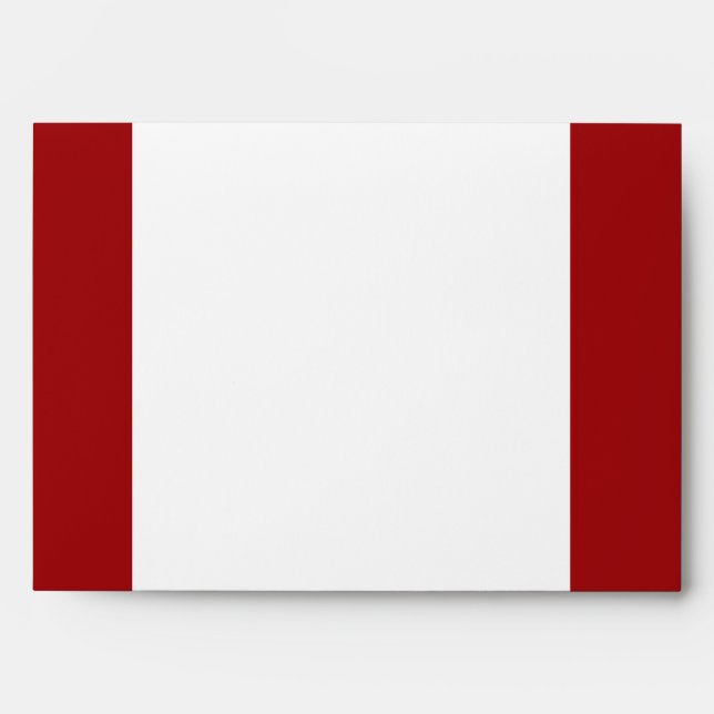 5x7  Envelope Option 5 Aeroplane Flight  Blue/Red (Front)