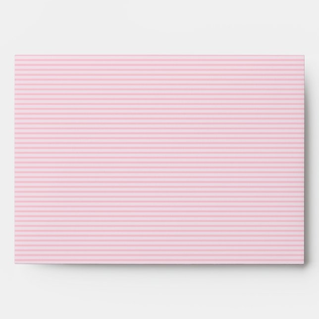 5x7  Envelope Option 5 Birdcage/Pink Stripes cage (Front)