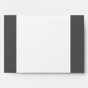 5x7 Envelope Option 5 Black Grey Flourish Stripes