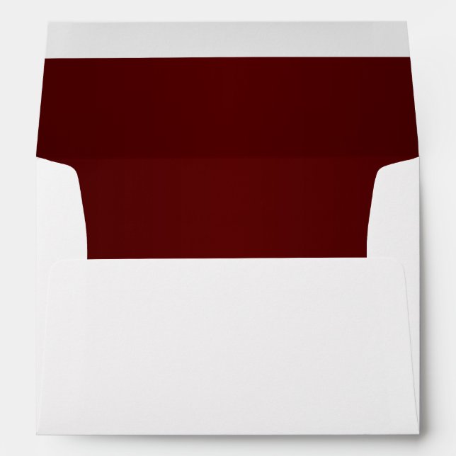 5x7  Envelope Option 5 Dark Maroon Grey Swirls Red (Back (Bottom))